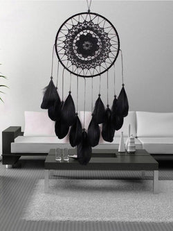 Black Feather Dream Catcher