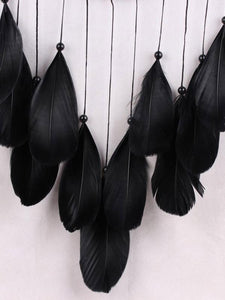 Black Feather Dream Catcher