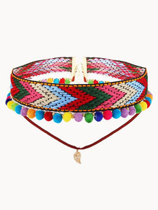 Vintage Ethnic Embroidery Chocker