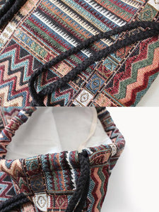 Tribal Canvas Backpack