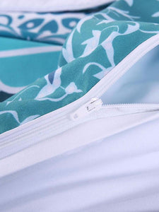 Light Blue Mandala Bedding Set