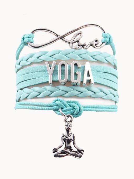 Love Yoga Charm Bracelet