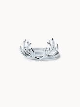 Silver Antlers Ring