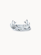 Silver Antlers Ring