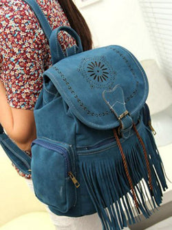 Peru Tassel Backpack