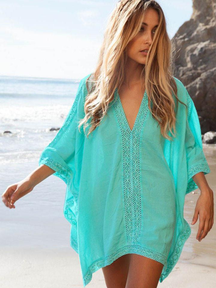 Marina Cotton Beach Kaftan