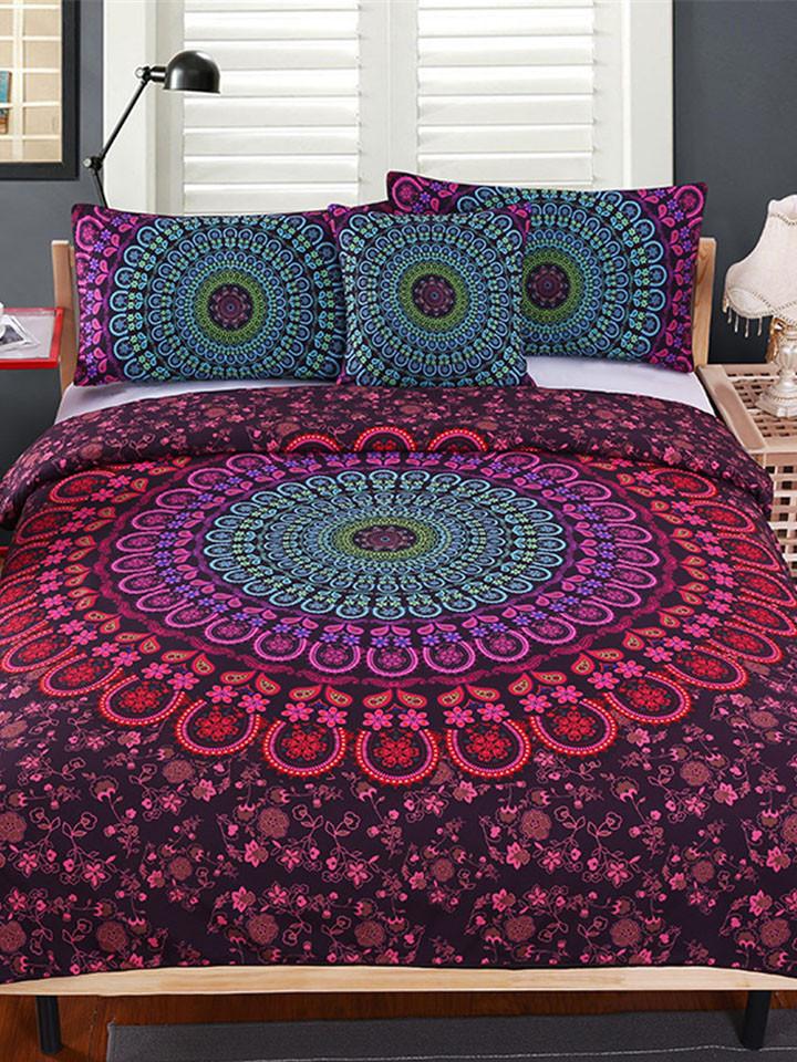 Om Mandala Bohemian Bedding Set