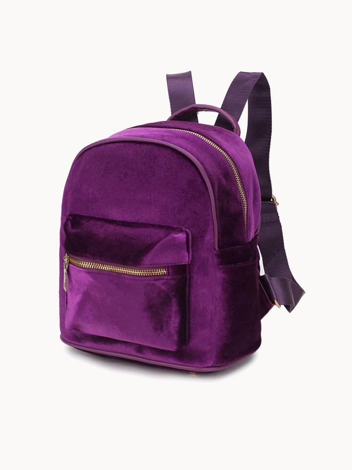 bp mini velvet backpack Velvet Mini Backpack – Boho Woods