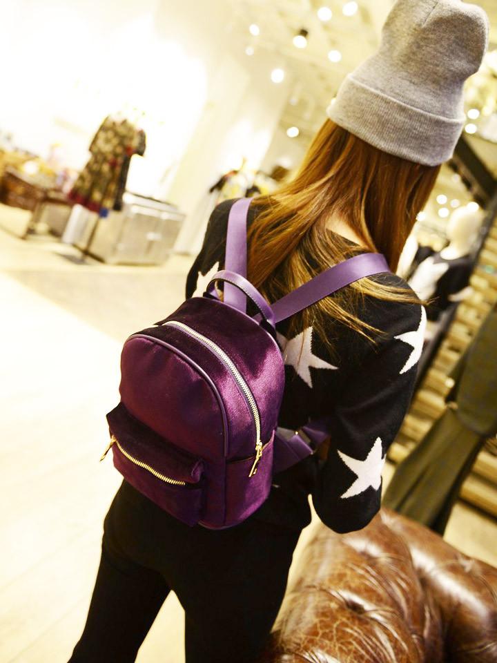 bp mini velvet backpack Velvet Mini Backpack