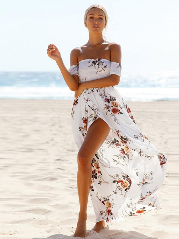 Boho Floral Maxi Dress